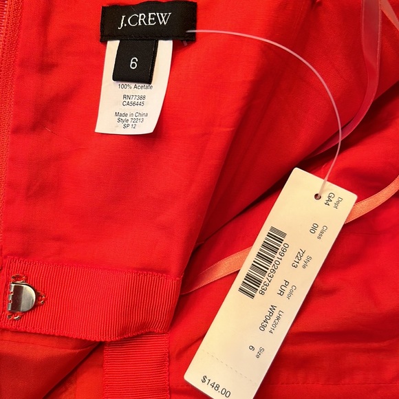 J. Crew Pink Ella Medallion Paisley Strapless dress - Picture 6 of 10